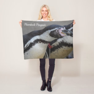 Manta Polar Pingüino humbolt en el zoológico de Drusillas en M