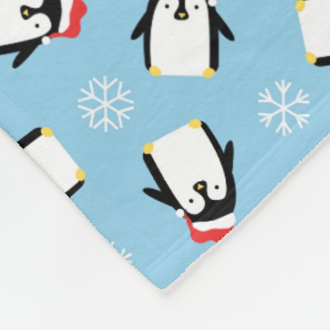 Manta Polar Pingüinos (Esquina)