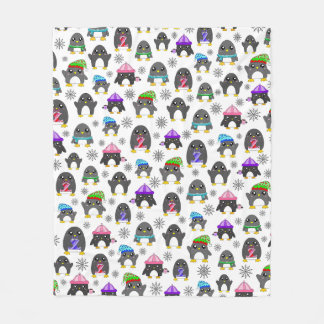Manta Polar Pingüinos de Invierno
