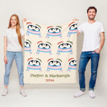 Pingüinos Trans Personalizados Navidad Acogedora