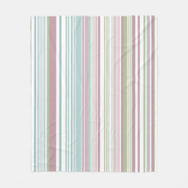 Manta Polar Pink, Aqua, mint, spring rain and mauve stripes