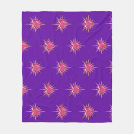 Manta Polar Pink Barbed Heart Cybersigilism Fleece Blanket