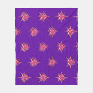 Manta Polar Pink Barbed Heart Cybersigilism Fleece Blanket