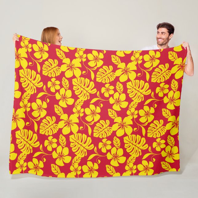 MANTA POLAR PINK BIKINI (ROJO/ORO) (In situ)