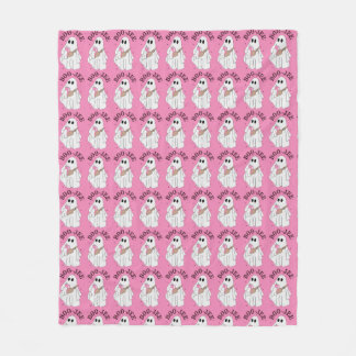Manta Polar Pink Boo Jee Fleece Blanket