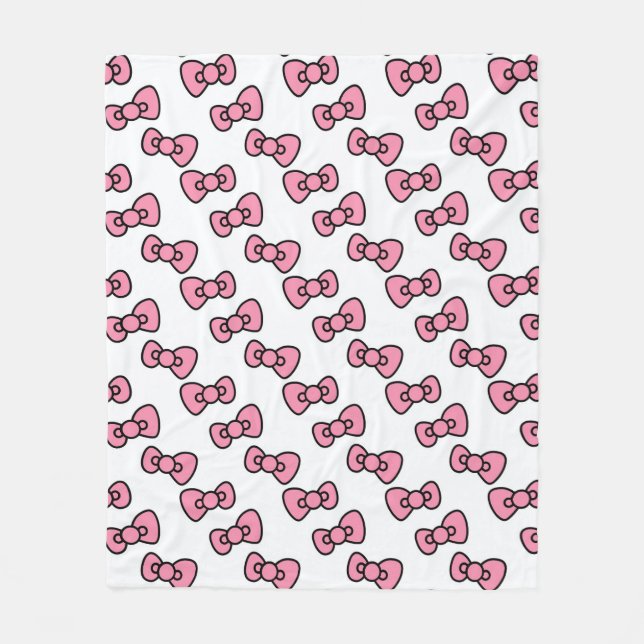 Manta Polar Pink Bow Delight (Anverso)
