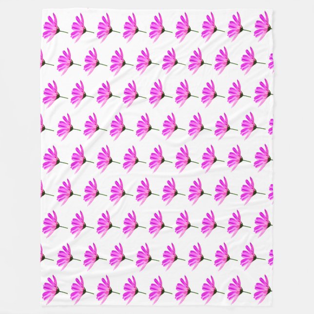 Manta Polar Pink Daisy (Anverso)