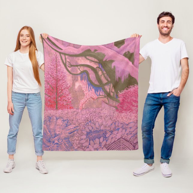 Manta Polar Pink de selva (In situ)