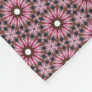Manta Polar Pink Feather Mandala Boho