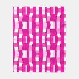 Manta Polar Pink Magenta Modern Geometric Block Art