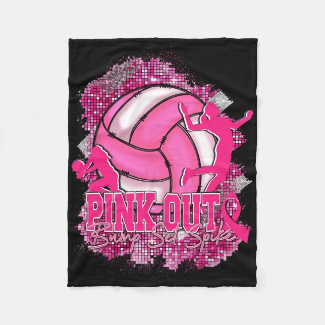 Manta Polar Pink Out Volleybyll Pink Ribbon (Anverso)
