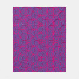 Manta Polar Pink retro geometric pattern 