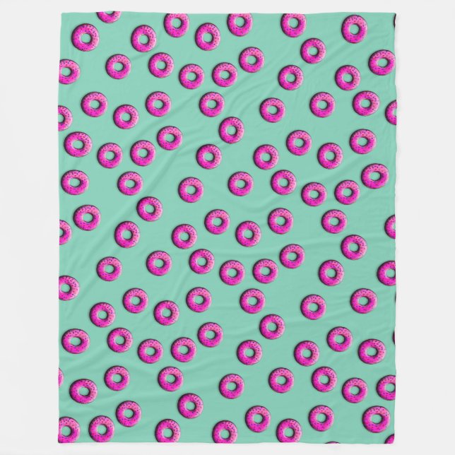 Manta Polar Pinky Donuts es un patrón impecable + tus ideas (Anverso)