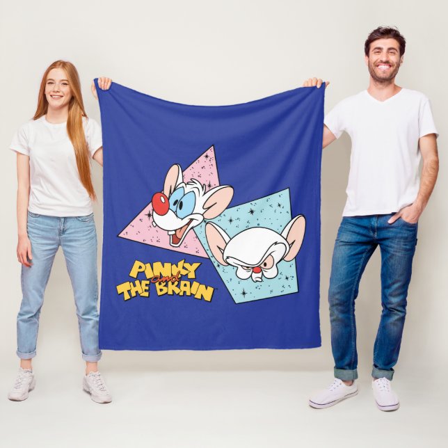 Manta Polar Pinky y el cerebro | Gráficos de caracteres retro (In situ)