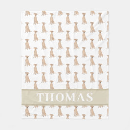 Manta Polar Pinscher alemán personalizado