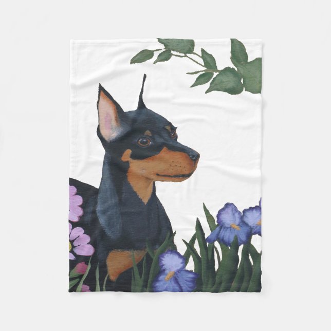 Manta Polar Pinscher miniatura (Anverso)