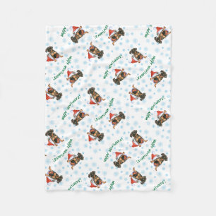 Manta Polar Pinscher miniatura feliz de Howlidays