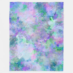 Manta Polar Pintura abstracta caótica