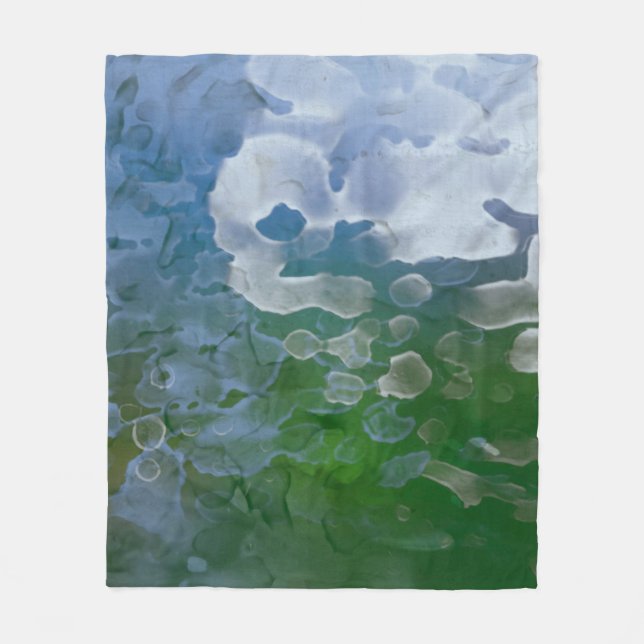 Manta Polar Pintura abstracta sobre hormigón. 2.º ilustracion. (Anverso)