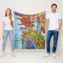 Pintura de la ciudad de Nueva York