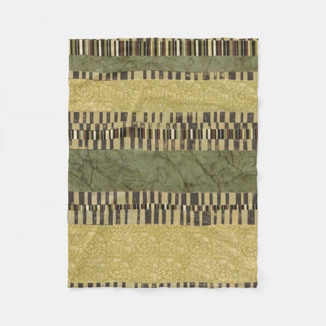 Manta Polar Pintura de panel con múltiples patrones (Anverso)