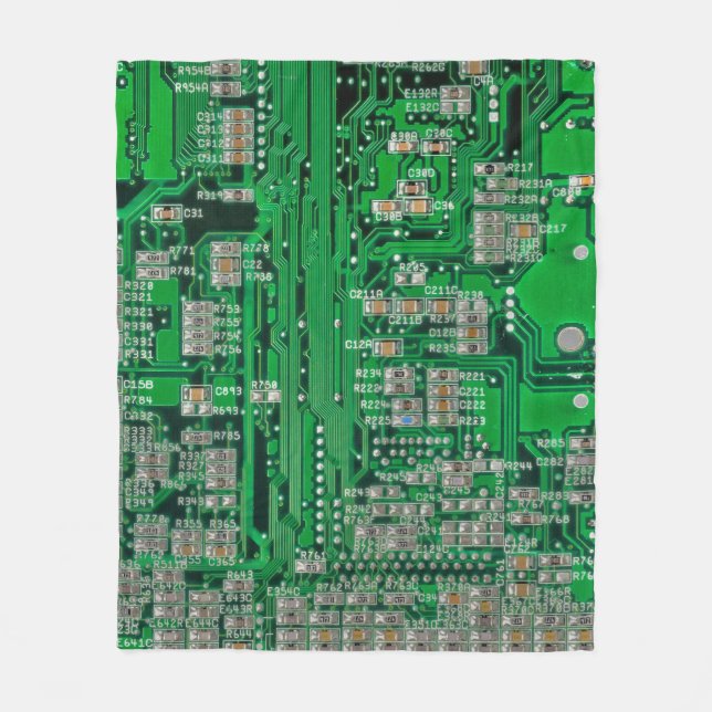 Manta Polar Pintura de placa de circuito (Anverso)