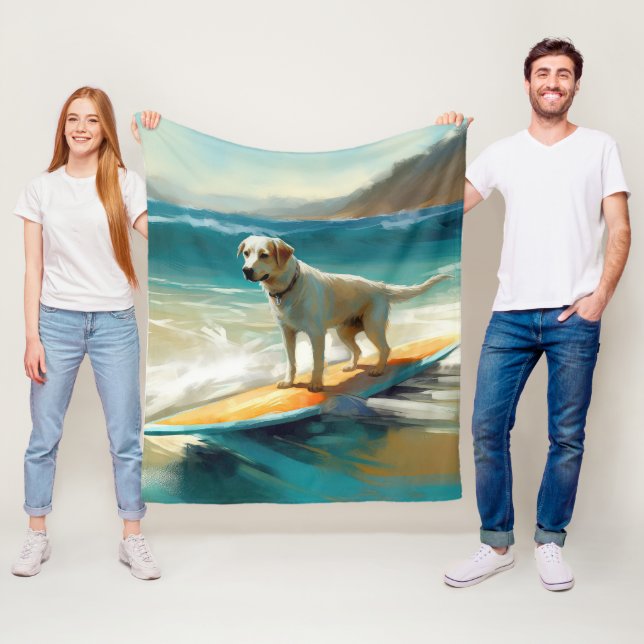 Manta Polar Pintura de surf de Anatolian Shepherd Beach (In situ)