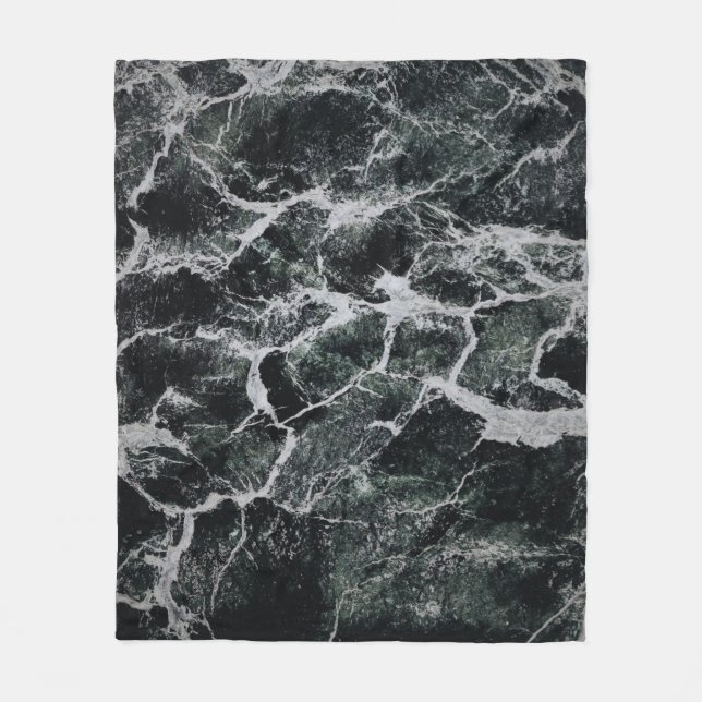 MANTA POLAR PINTURA GRIS Y NEGRA (Anverso)