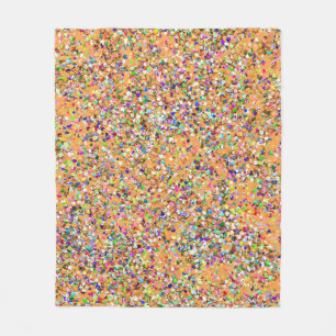 Manta Polar Pintura multicolor de moda Purpurina gruesa #2