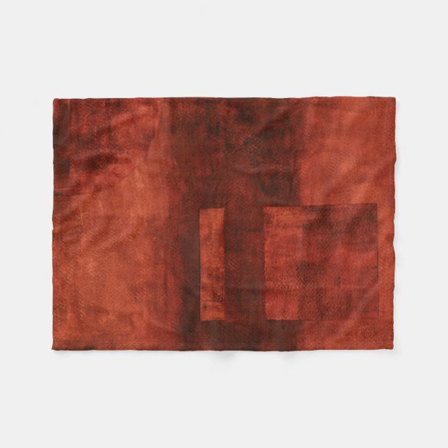 Manta Polar Pintura profunda de cañones con formas geométricas (Frente (Horizontal))