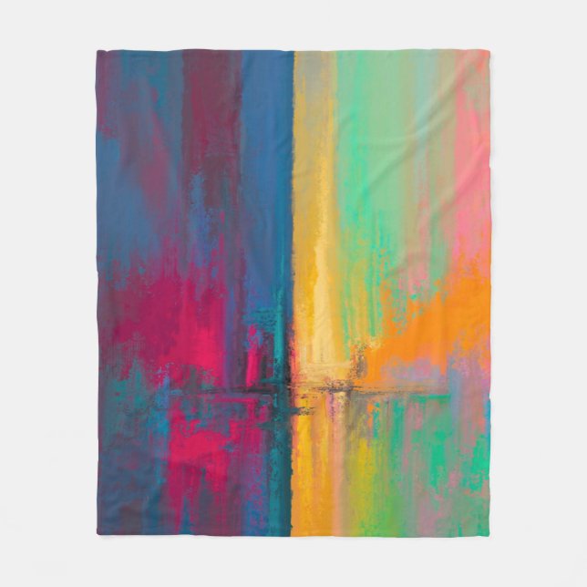 Manta Polar Pintura salpicada (Anverso)