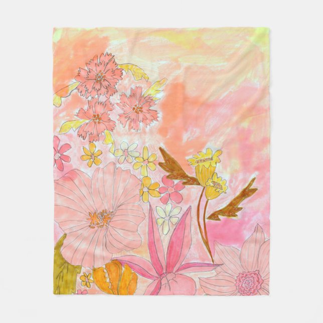 Manta Polar Pip Gerard Modern Fantasy Ink Garden Ilustracion (Anverso)