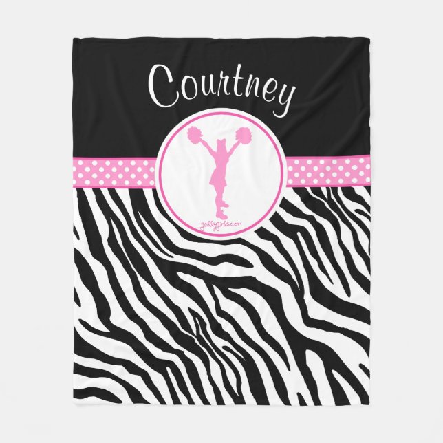 Manta Polar Pique su animadora/Pom conocidos del estampado de (Anverso)