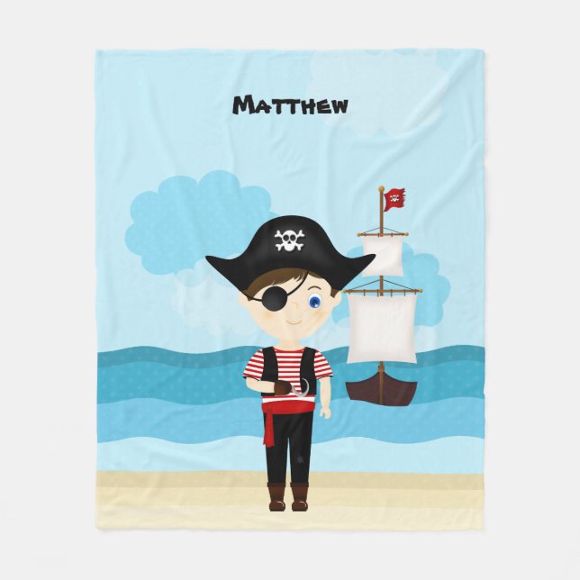 Manta Polar Pirata Boy (Anverso)