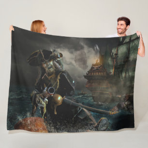 MANTA POLAR PIRATA DE FANTASMA