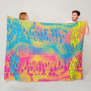 Manta Polar PIRÓN - fractal decorativo moderno -