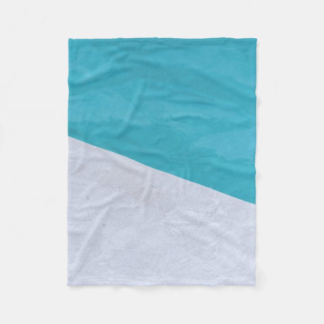 Manta Polar Piso gris vacío junto a la piscina (Anverso)