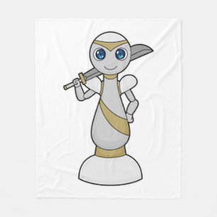 Manta Polar Pista de ajedrez Pawn Sword Chess