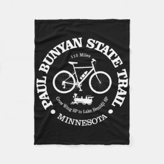 Manta Polar Pista Estatal Paul Bunyan Divertido Senderismo Par
