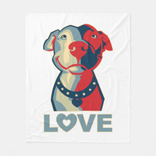 Manta Polar Pitbull - AMOR
