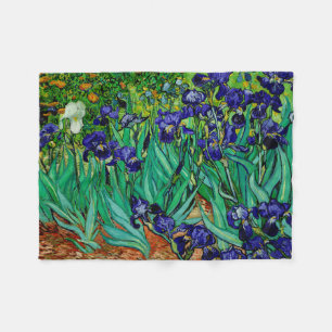 Manta Polar PixDezines van gogh/iris púrpuras/st. remy