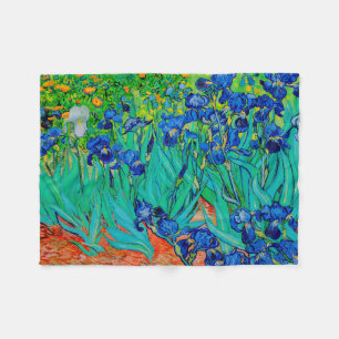 Manta Polar PixDezines van gogh/irises púrpura/st. remy