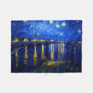 Manta Polar PixDezines van gogh/starry night sur Rhone