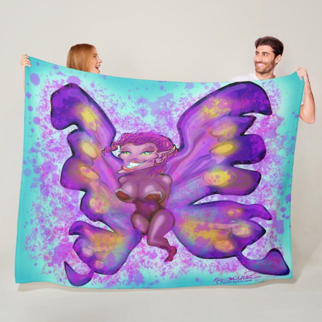 Manta Polar Pixie Fleece Blanket (In situ)