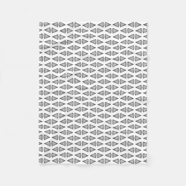 Manta Polar Pizza Pattern Blanket (Anverso)