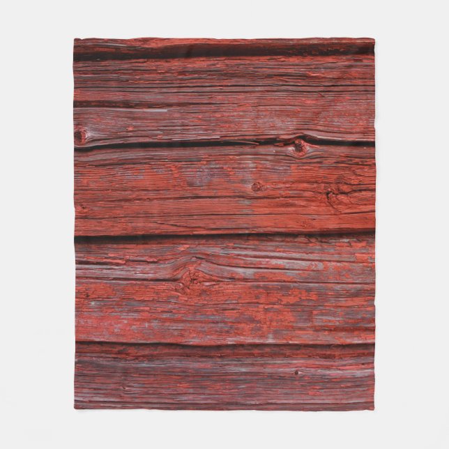 Manta Polar Placa de madera marrón (Anverso)