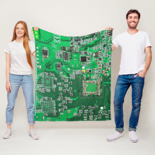 Manta Polar Placa del circuito impreso para el circuito verde