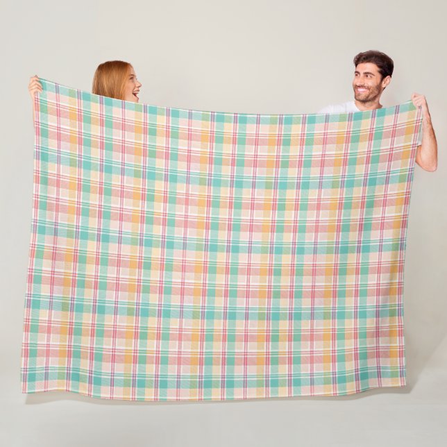 Manta Polar Placa Multicolor a cuadros (In situ)