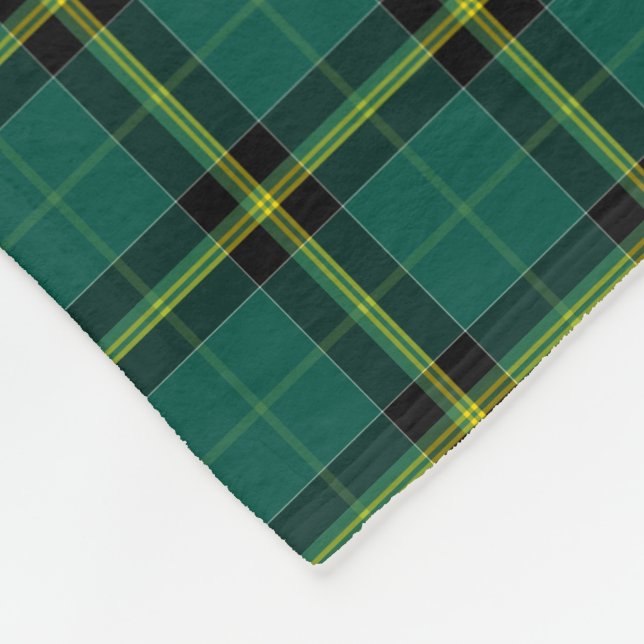 Manta Polar Placa verde brillante Duffy Tartan (Esquina)