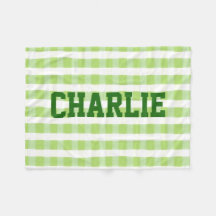 Placa verde y blanca